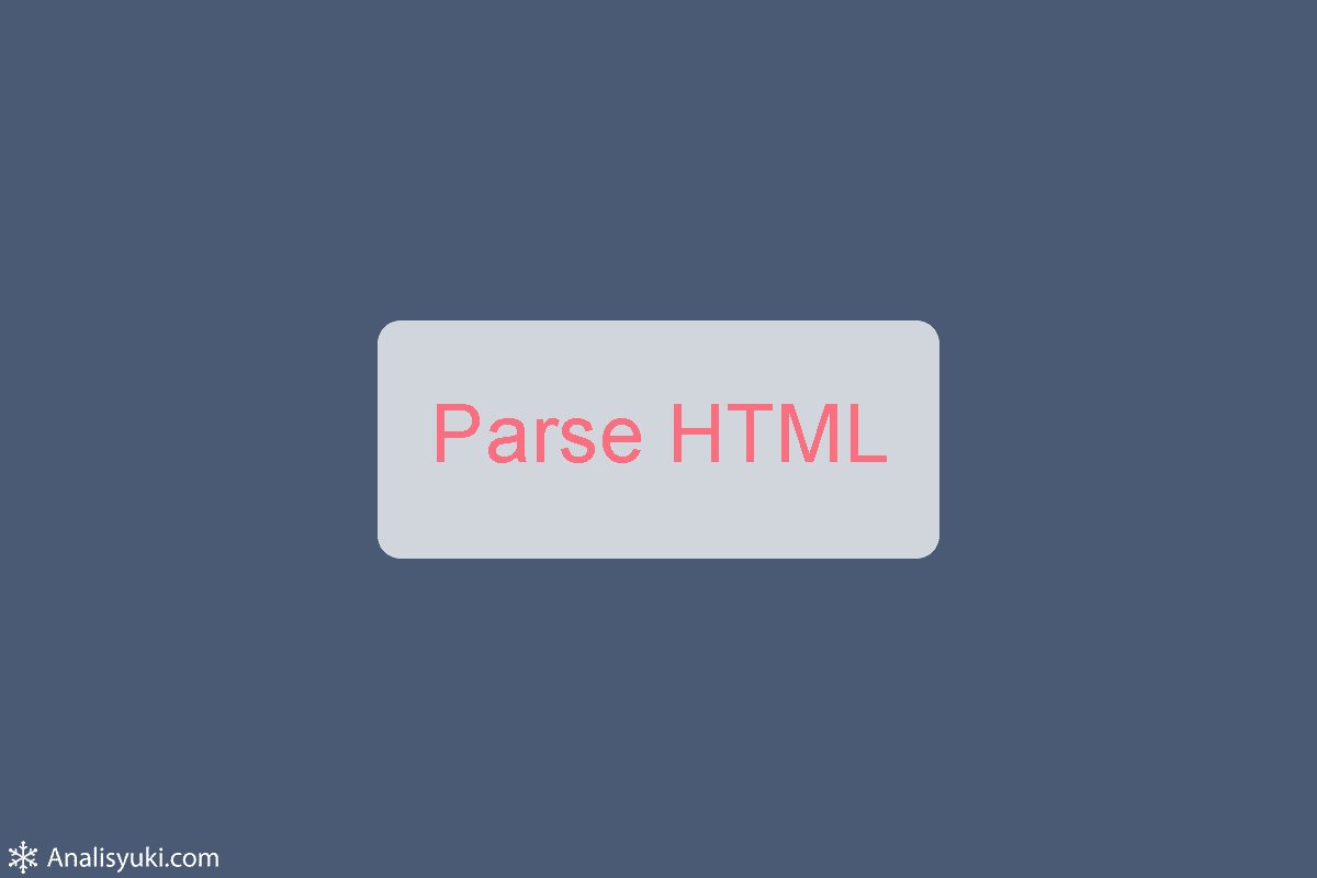 Cara Membuat Parse HTML Keren di Blogger Cara Membuat Parse HTML Keren di Blogger