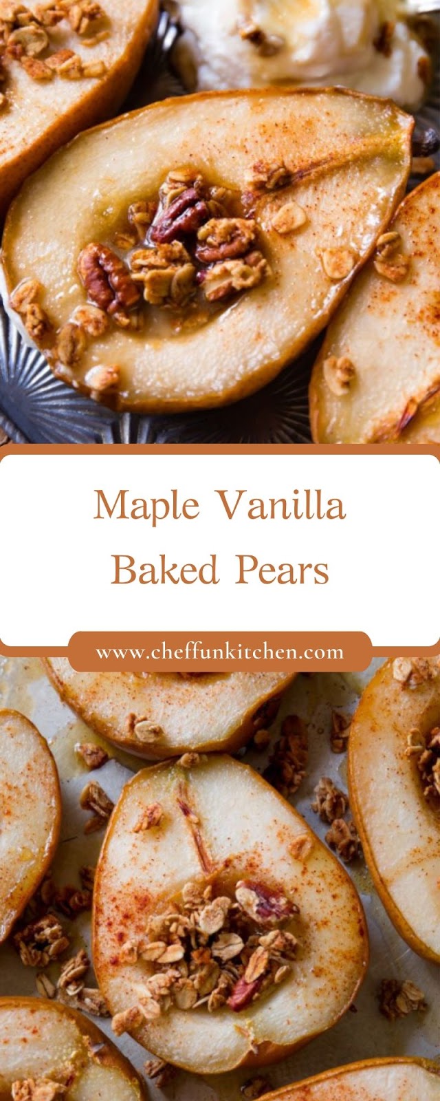 Maple Vanilla Baked Pears Maple Vanilla Baked Pears