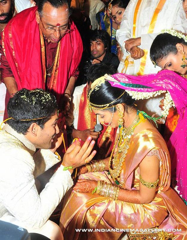 Allu Arjun wedding photos.