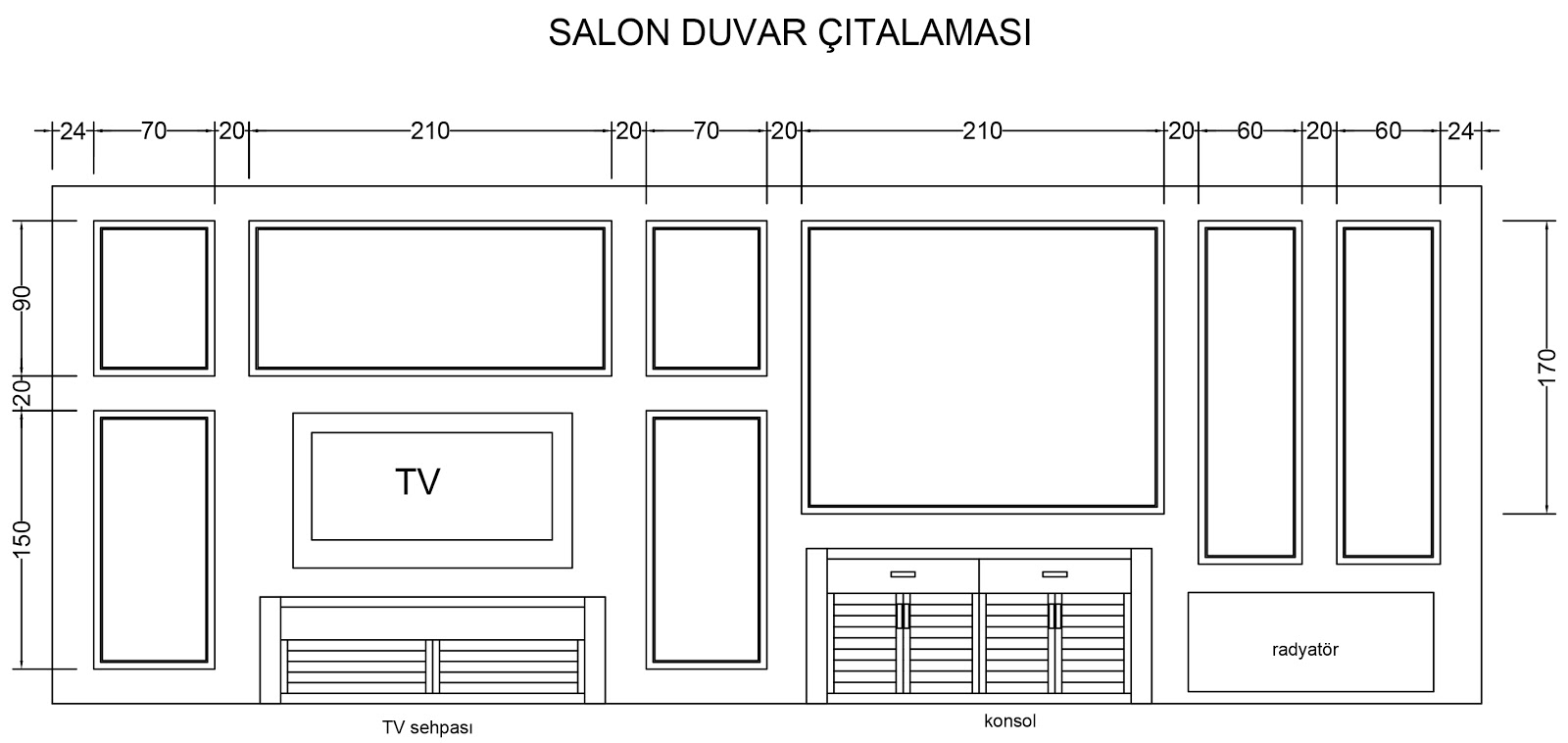 Laçin Tenel Duvara Çıta Uygulaması (Videolu) Laçin Tenel Duvara Çıta Uygulaması (Videolu)