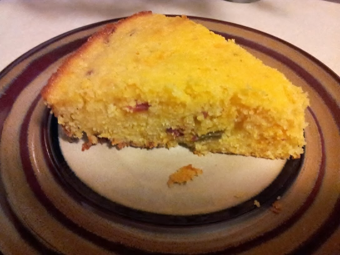 The Good Egg 2 Anasazi Beans, Ham, Cornbread & Fried Potatoes