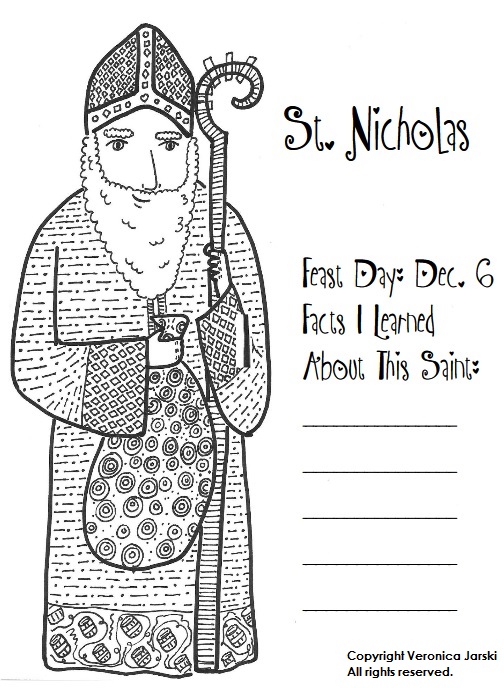 St Nicholas Printables