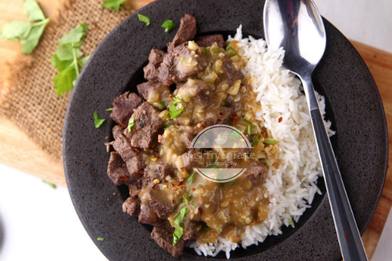 Resep Beef Cubes dengan Creamy Brown Sauce JTT