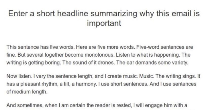 Writing Good Email Copy