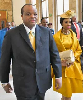 His Majesty King Ingwenyama Mswati III of Eswatini and his 19th wife