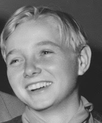 Smiling blond teen portrait