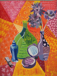 still fractured painting lesson drawings phs middle room lessons tempera canvas artroom posted