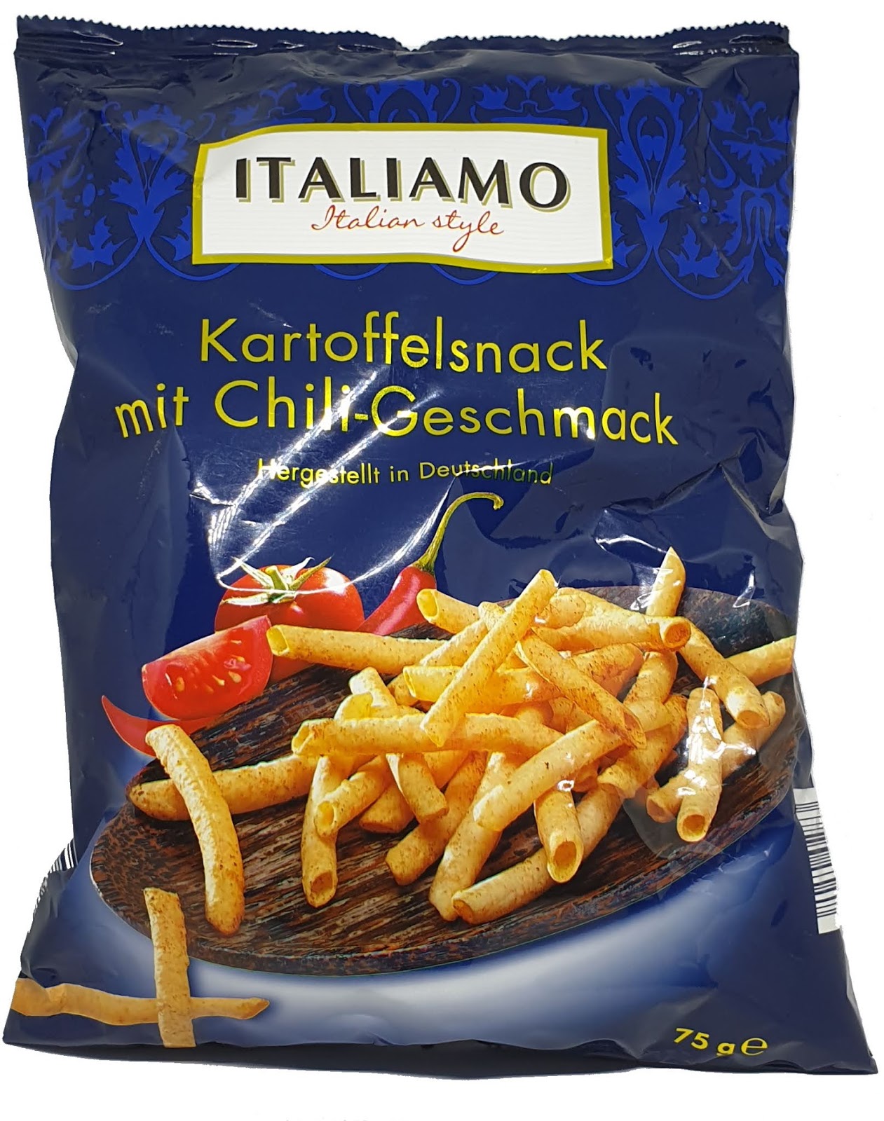 Chilihead77.de LIDL Italiamo Kartoffelsnack mit ChiliGeschmack