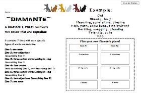 ~Joy in the Journey~: Diamante Poem FREEBIE