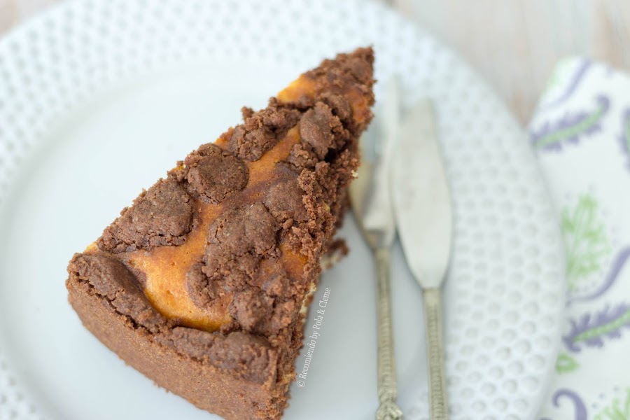 Tarta Rusa de Queso y Chocolate www.recomiendoblog.com