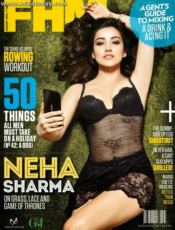 Latest Images of Neha Sharma in FHM 2014wallpapers