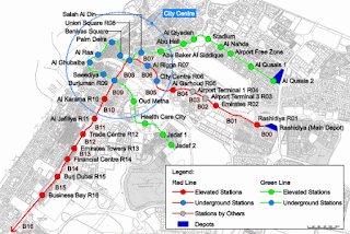 Dubai Metro Chart