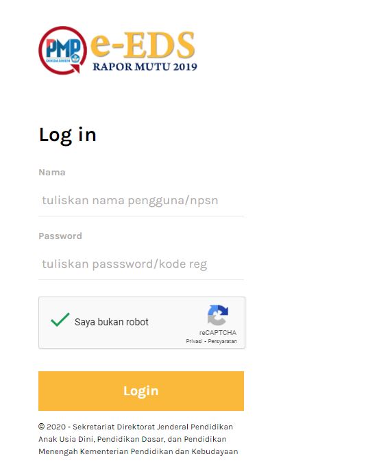 Download Rapor Mutu 2019 di rapormutu.pmp.kemdikbud.go.id