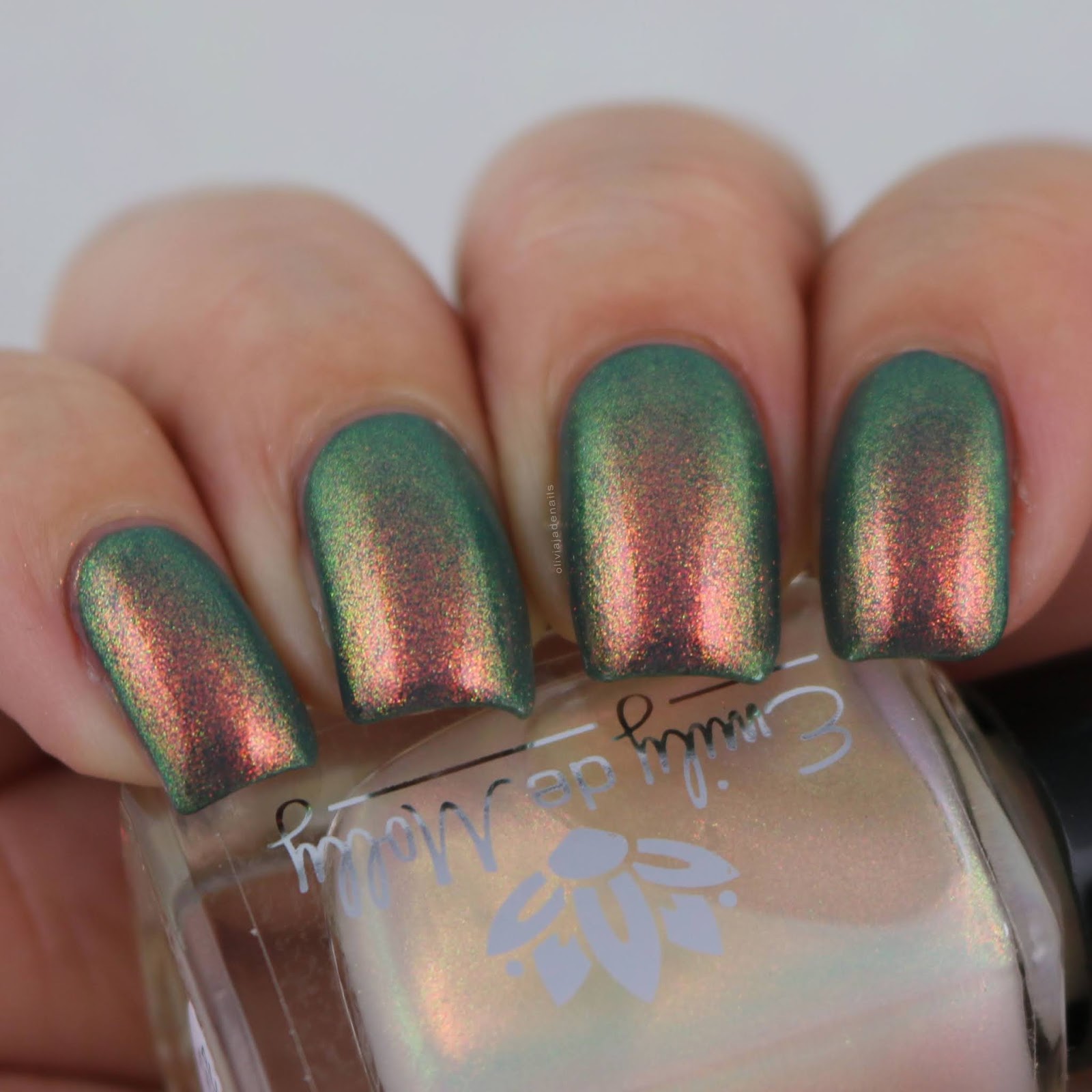 Emily de Molly All The Feelings 2.0 (over LE167) swatched by Olivia Jade Nails