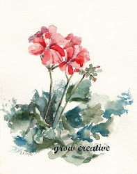 geraniums watercolor paintings eliseenghstudios