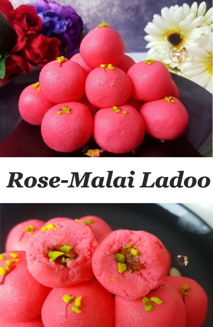 Diwali Special Instant Pot RoseMalai Ladoos Instant Paneer Ladoo