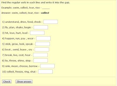 UP AND AWAY EXERCISES ON REGULAR VERBS up-and-away-exercises-on-regular-verbs
