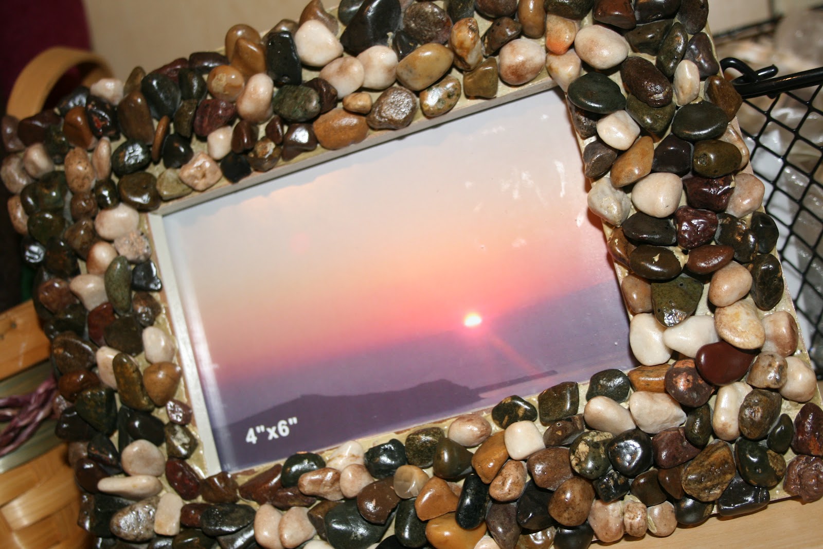 Rock Picture Frame SpicyEMT's Crafts