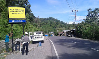 Tekan Fatalitas Korban Laka, Kanit Laka Satlantas Polres Gowa Pasang Ini 