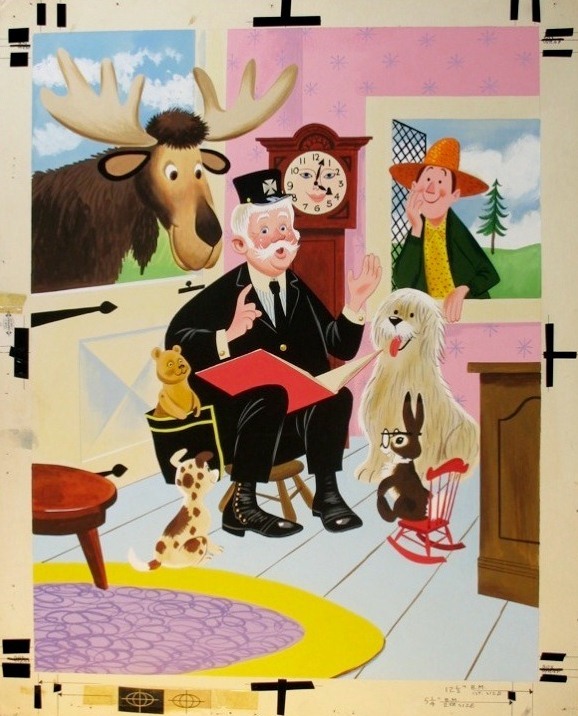 Patrick Owsley Cartoon Art and More! CAPTAIN KANGAROO PUZZLE ART!