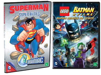 Superman – Super-Vilões – Brainiac e Batman Lego – O Filme – Super Heróis se Unem