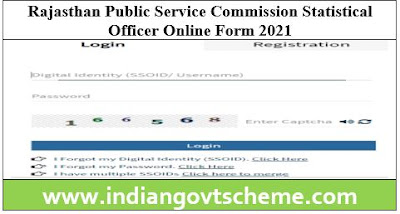 Statistical Officer Online Form 2021