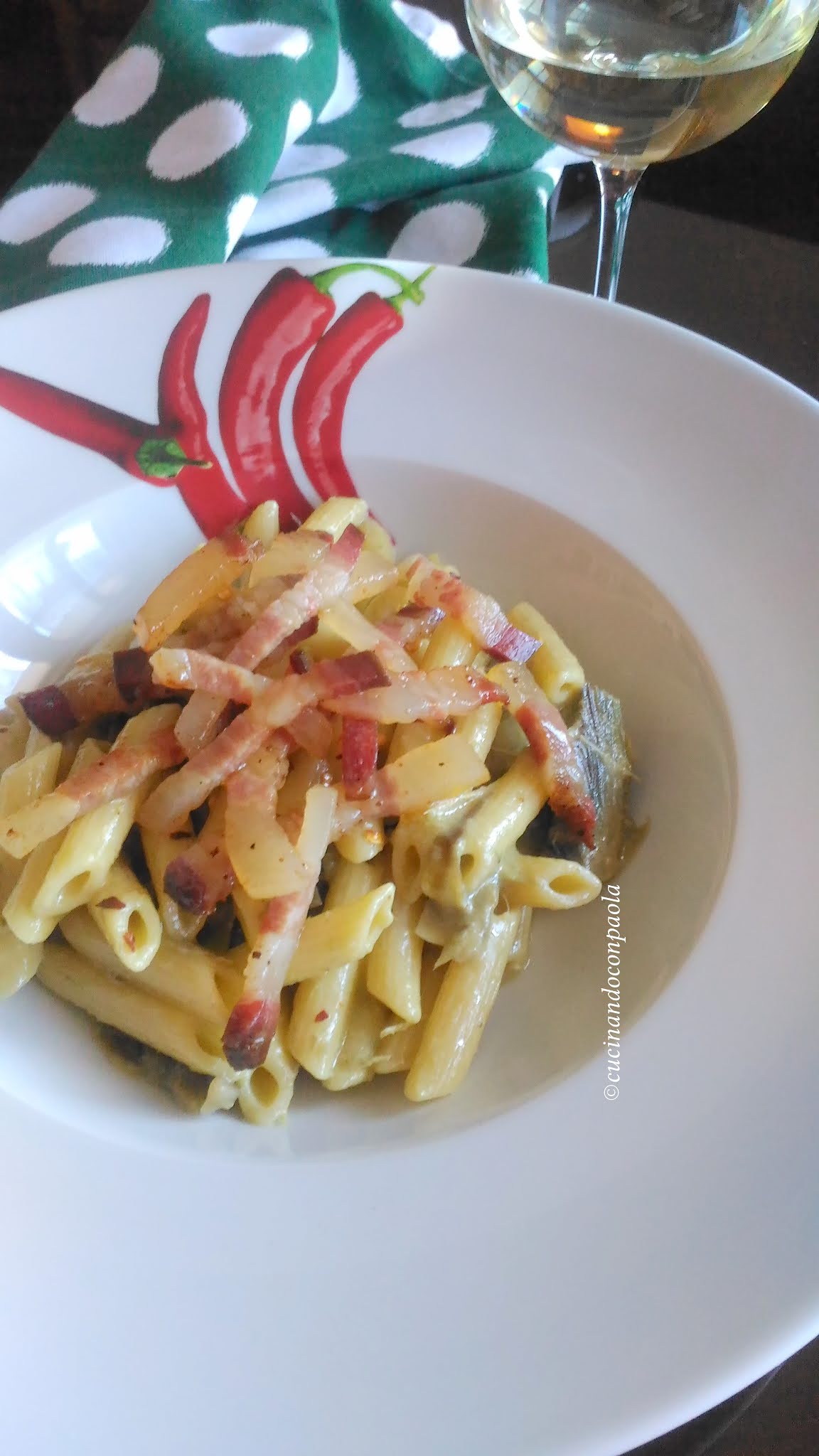 Gricia con i Carciofi Ricetta ed ingredienti dei Foodblogger italiani