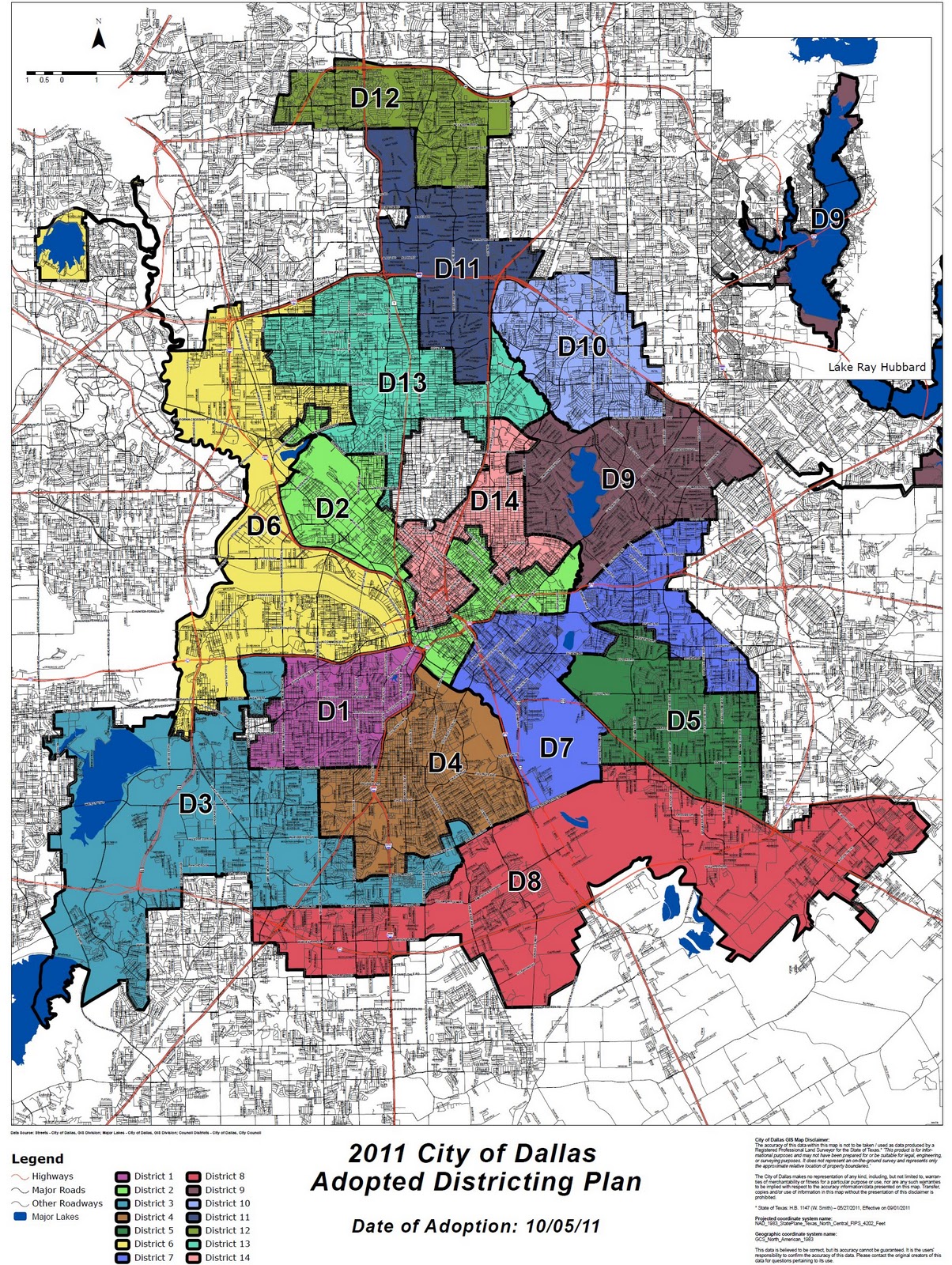 Dallas Redistricting 2011 October - Submission Adopted Map100511
