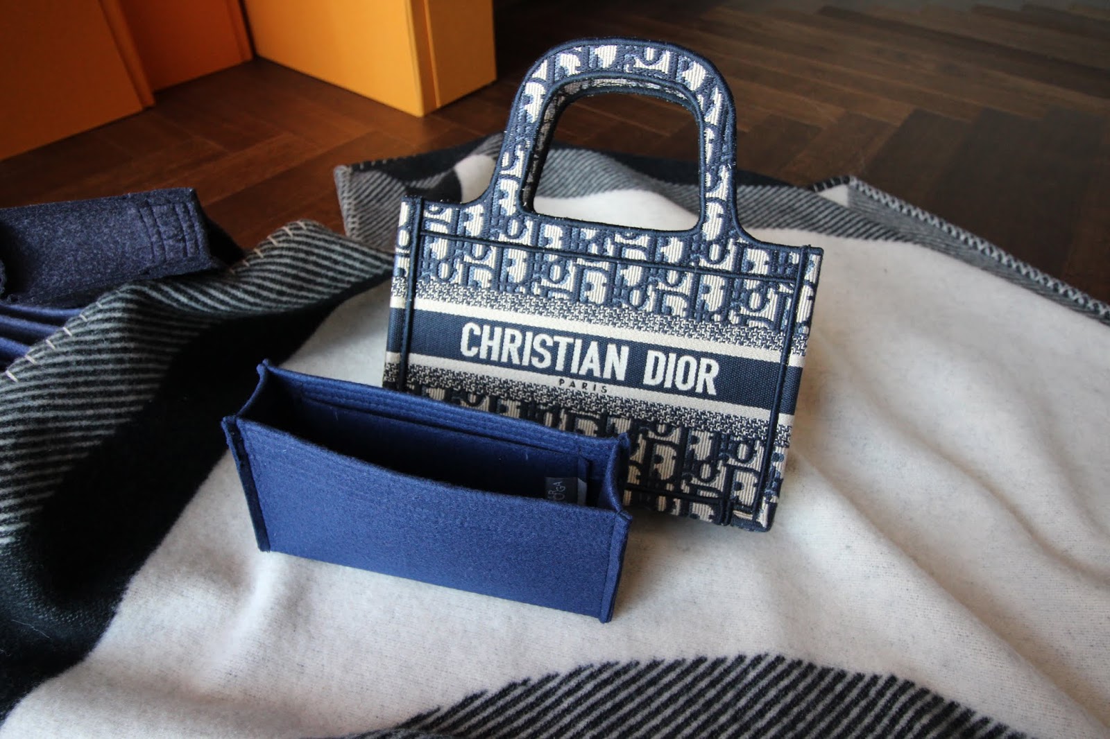 samorga, Bags, Samorga Bag Insert Liner For Dior Book Tote Mini