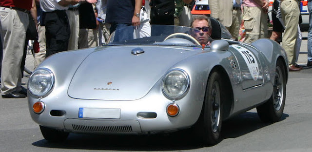 1955 Porsche 550 Spyder is a classic light weighted car and one of the rarest cars in the world.