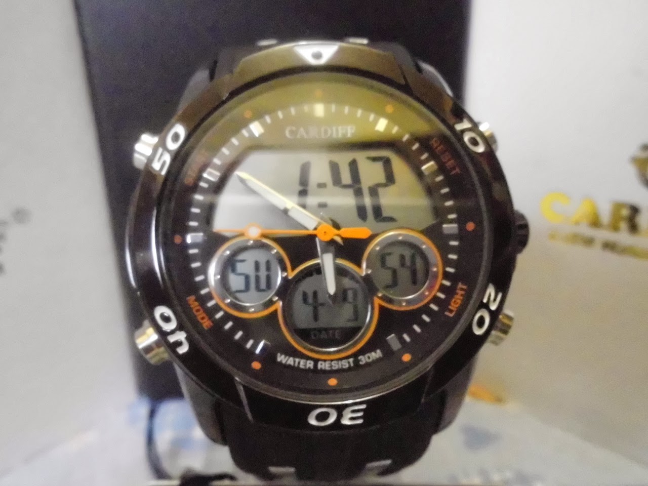 Jam Tangan Original Cardiff dan Modem High speed jam tangan D 622