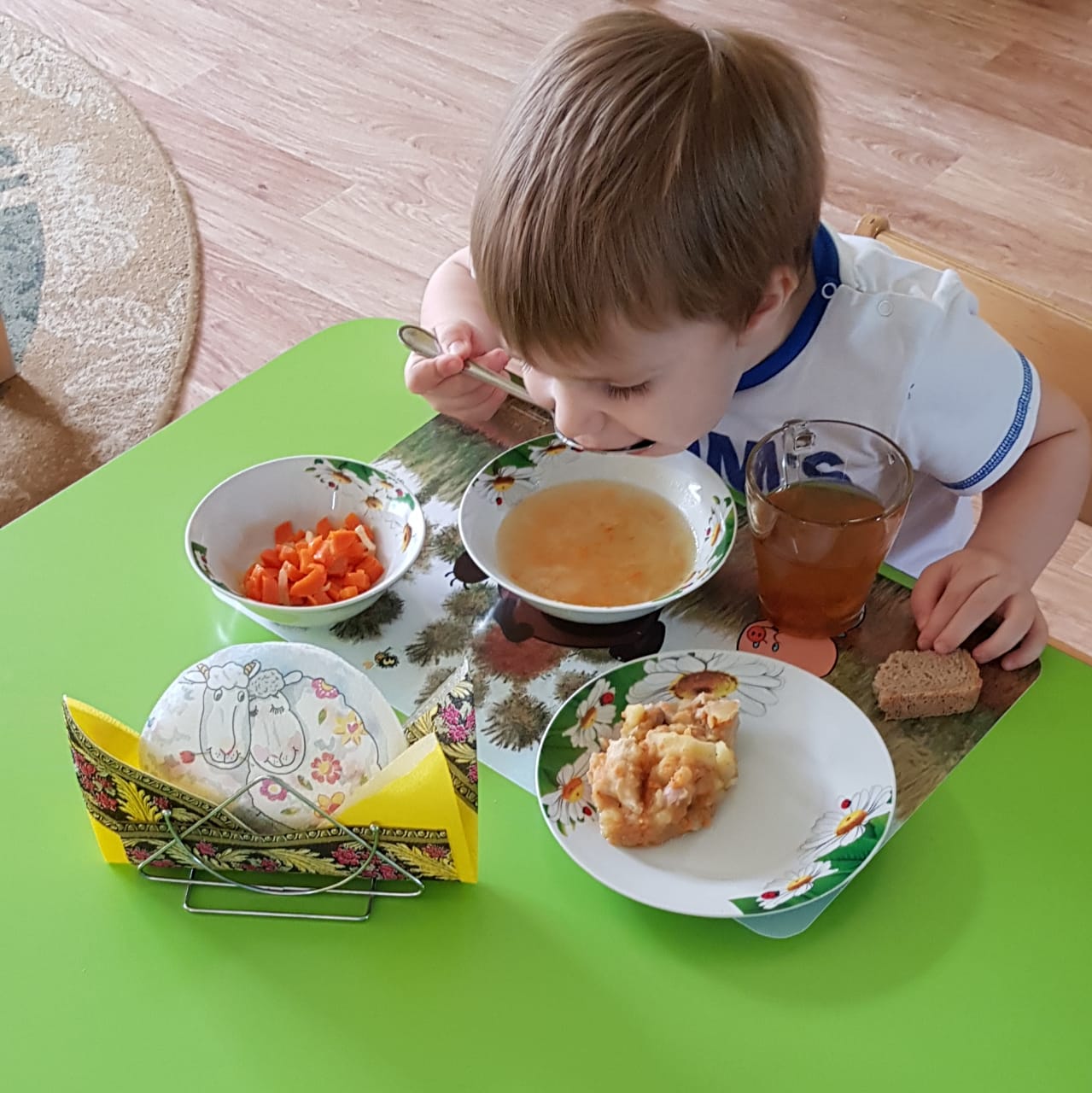 Что давать ребенку на обед