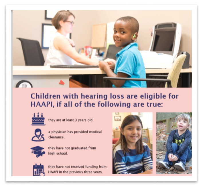 Center for Deaf and Hard of Hearing Education Hearing Aid Assistance