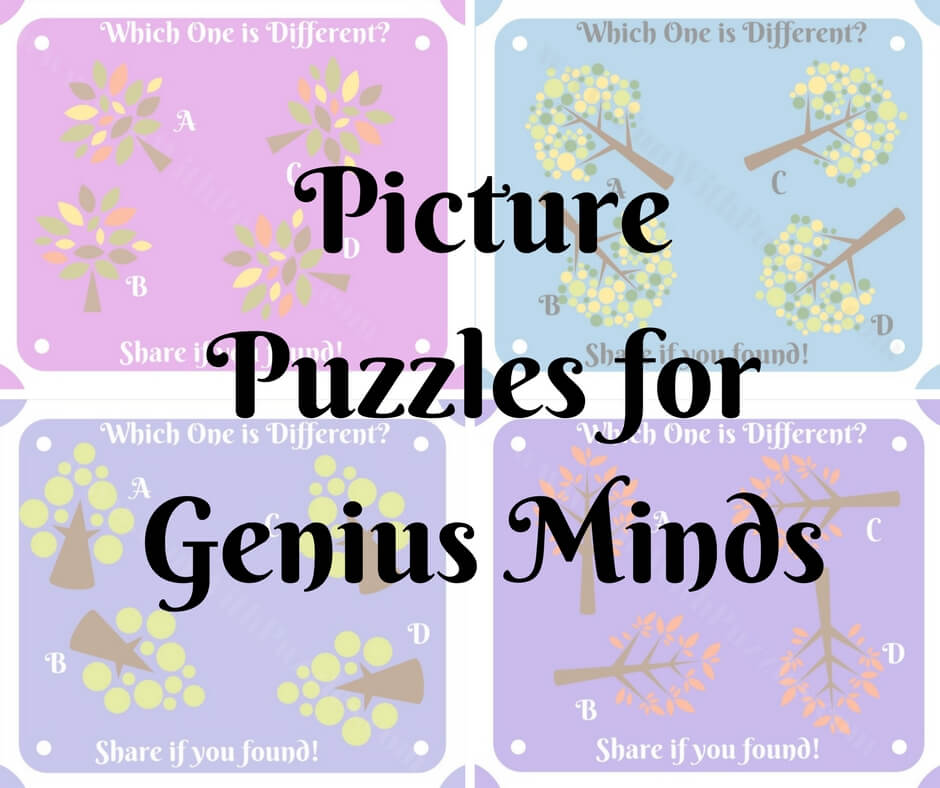 Picture Puzzles for Genius Minds with Answers