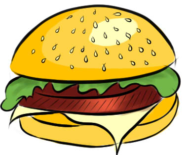 Hamburger Food Burger của OffiDocs cho văn phòng