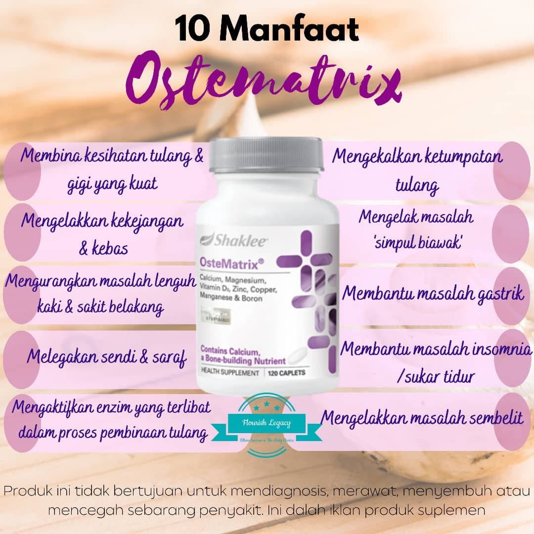 Ostematrix shaklee fungsi