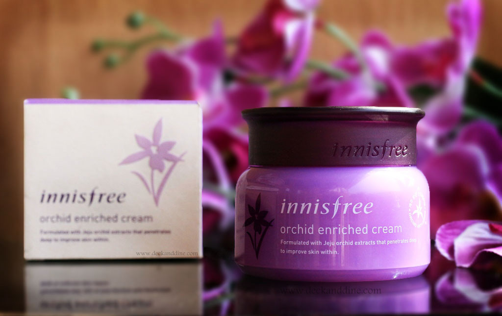 Innisfree Orchid Enriched Cream Review Deck and Dine