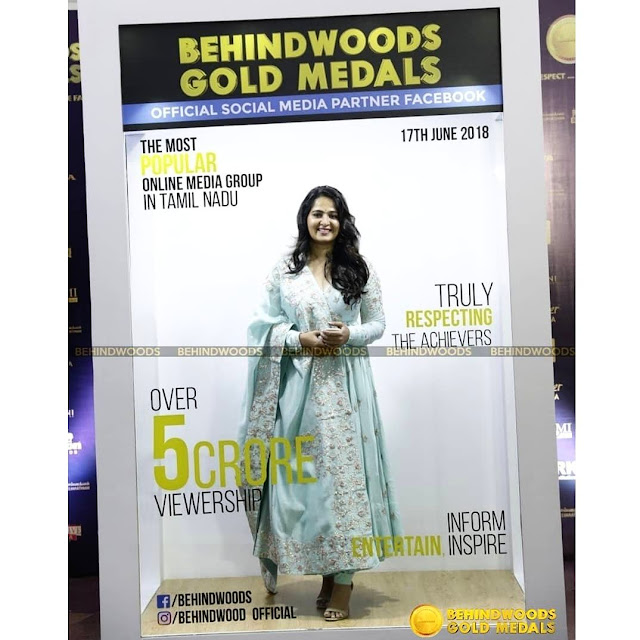 Anushka Shetty Best Actress Gold Medal Awards