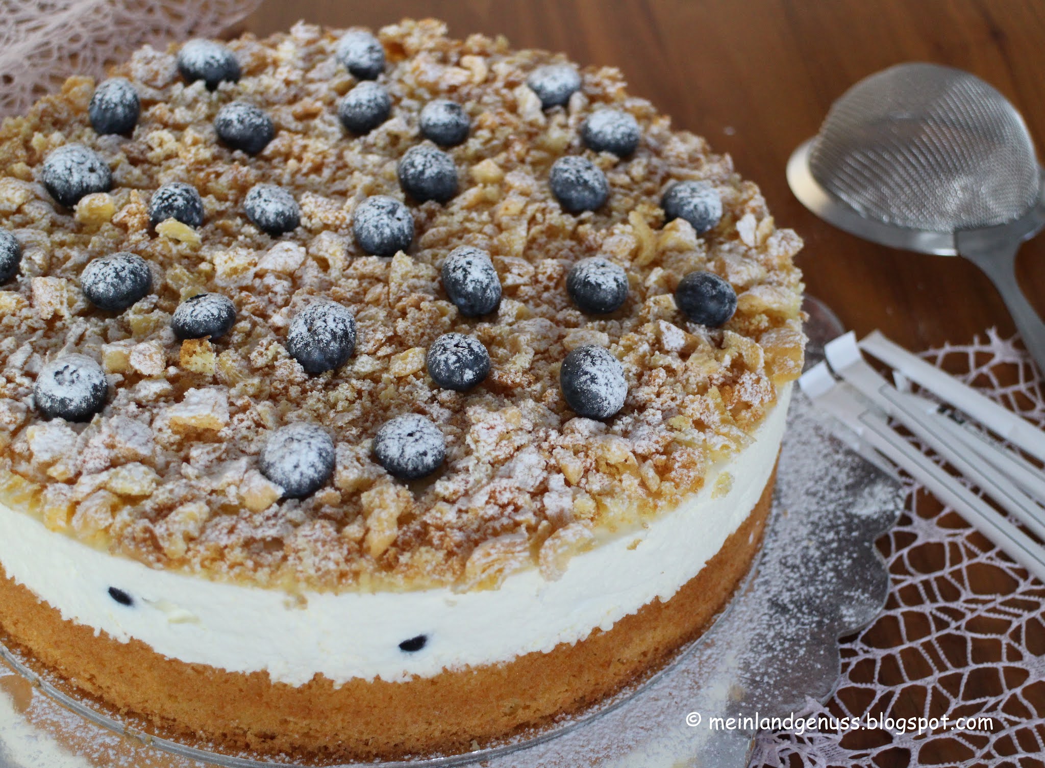 Heidelbeer Quark Sahne Torte — Rezepte Suchen