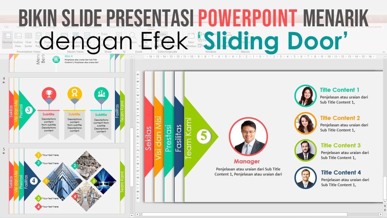 Cara Membuat Slide PowerPoint Menarik dengan Efek Sliding - PAKAR