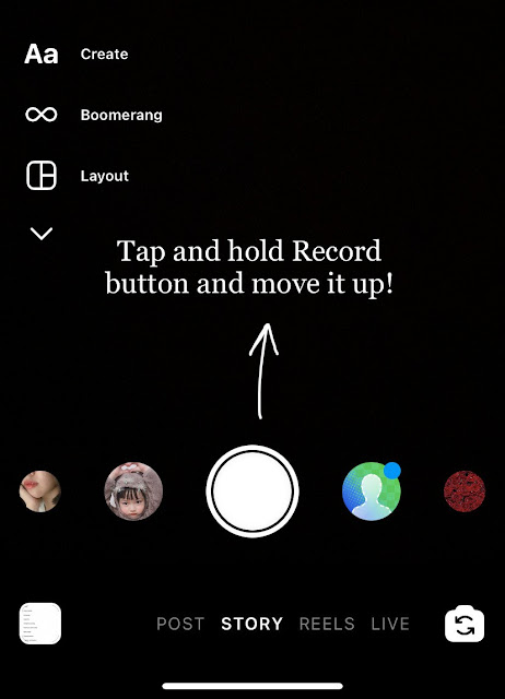 Zoom in front camera on iPhone with Instagram