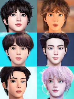 صور أنمي لأعضاء bts على شكل شخصيات أنمي من ديزني | آراء مستخدمو الأنترنت