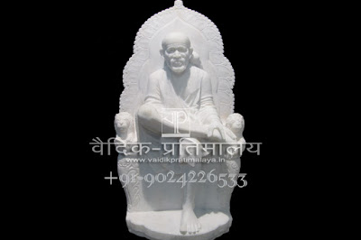sai baba Marble Statue-Vaidik Pratimalaya