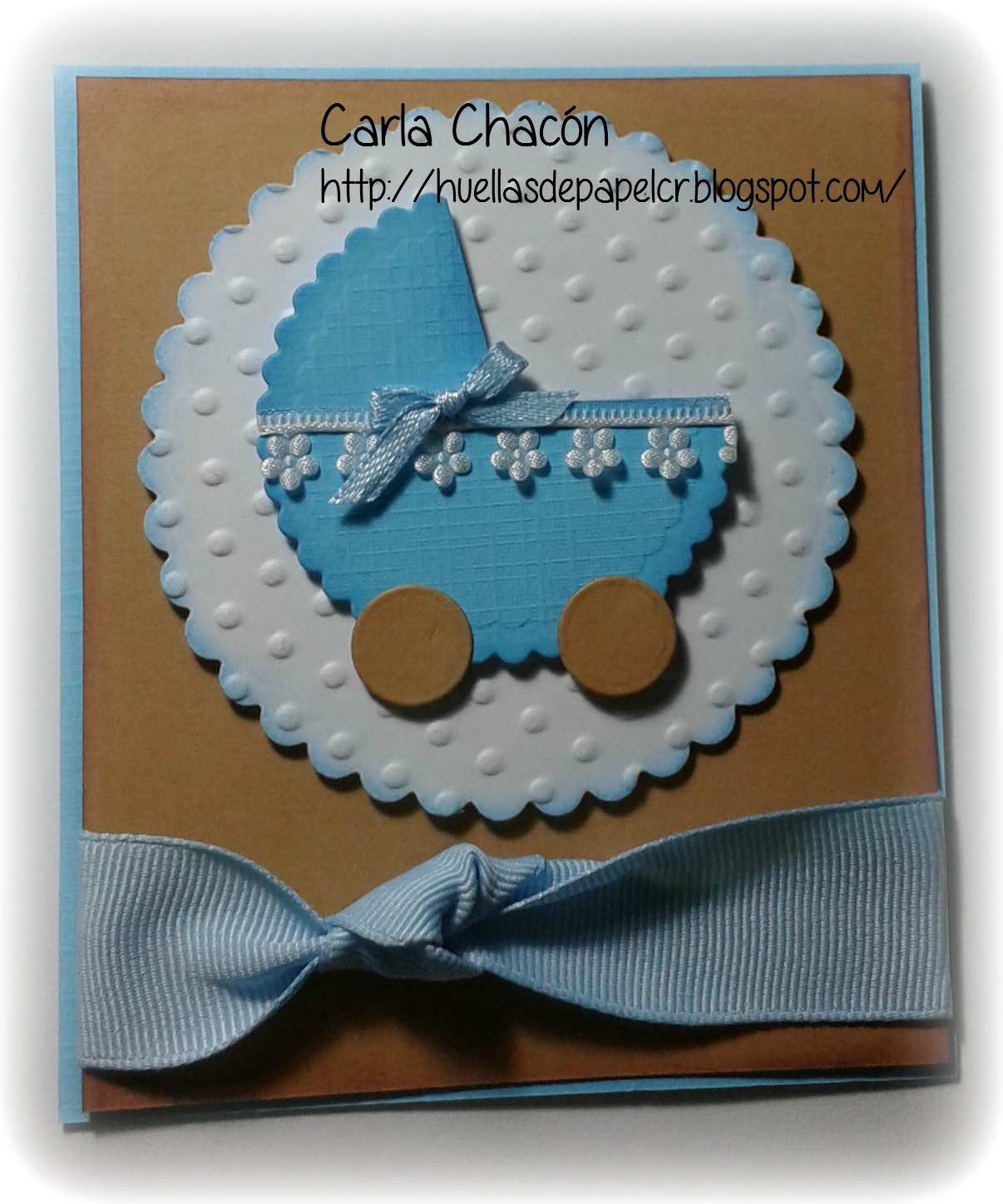 Huellas De Papel Invitaciones Te De Canastilla O Baby Shower