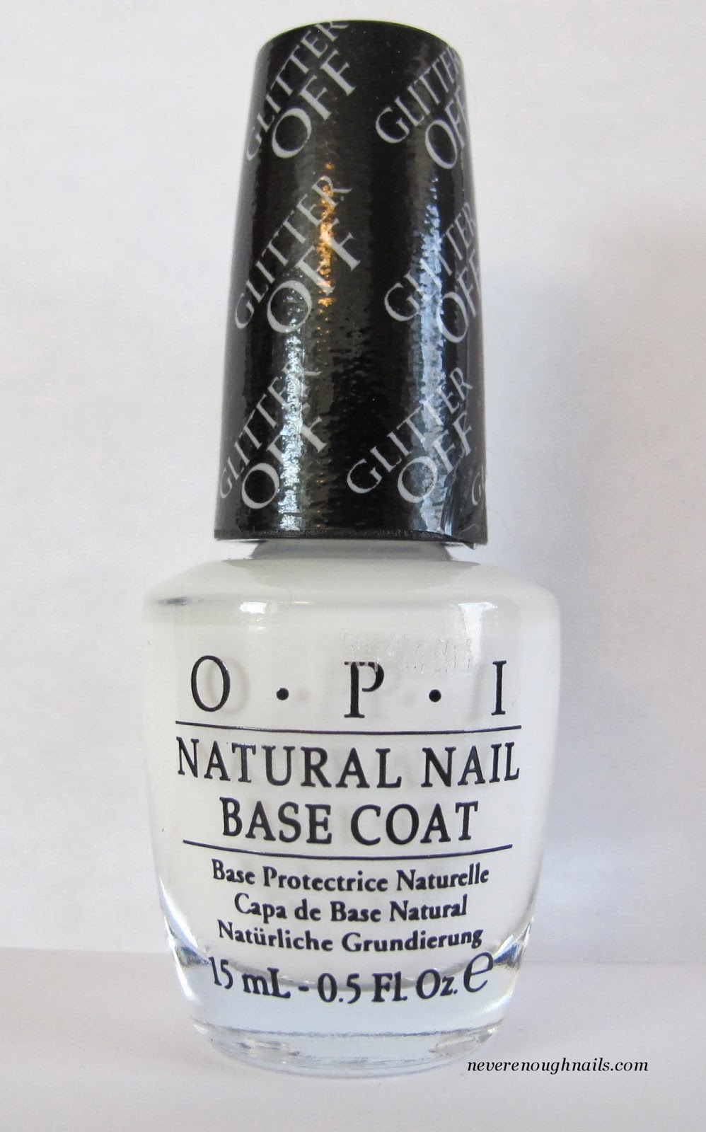 fossil Standard Sidst Never Enough Nails: OPI Glitter Off Base Coat Review