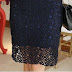 Pattern/ Patrón: punto calado super elegante para falda negra. /