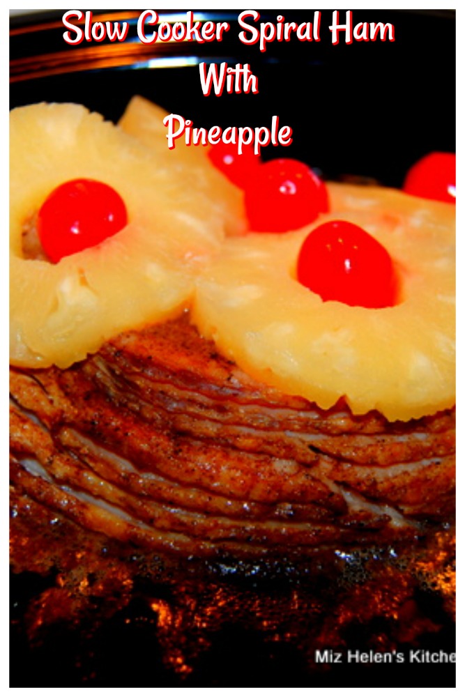 Slow Cooker Spiral Ham With Pineapple