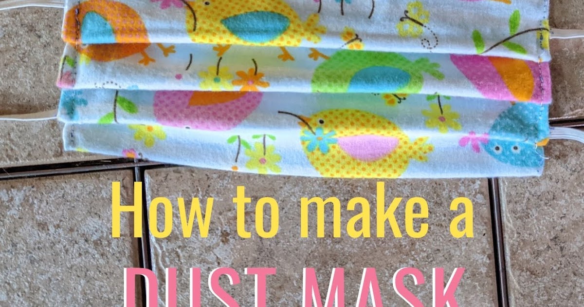 Make your own coop cleaning dust mask Murano Chicken Farm