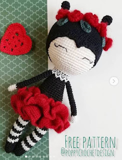 PATRON GRATIS MUÑECA MARIQUITA AMIGURUMI 43174