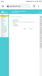 cara menggunakan mode router